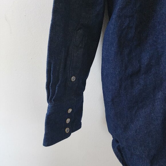 Lapco Denim Pearl Snap Utility Shirt 19-35 - Picture 4 of 6